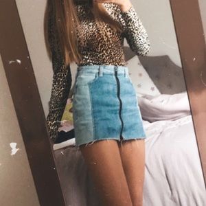 Hollister denim skirt NWOT